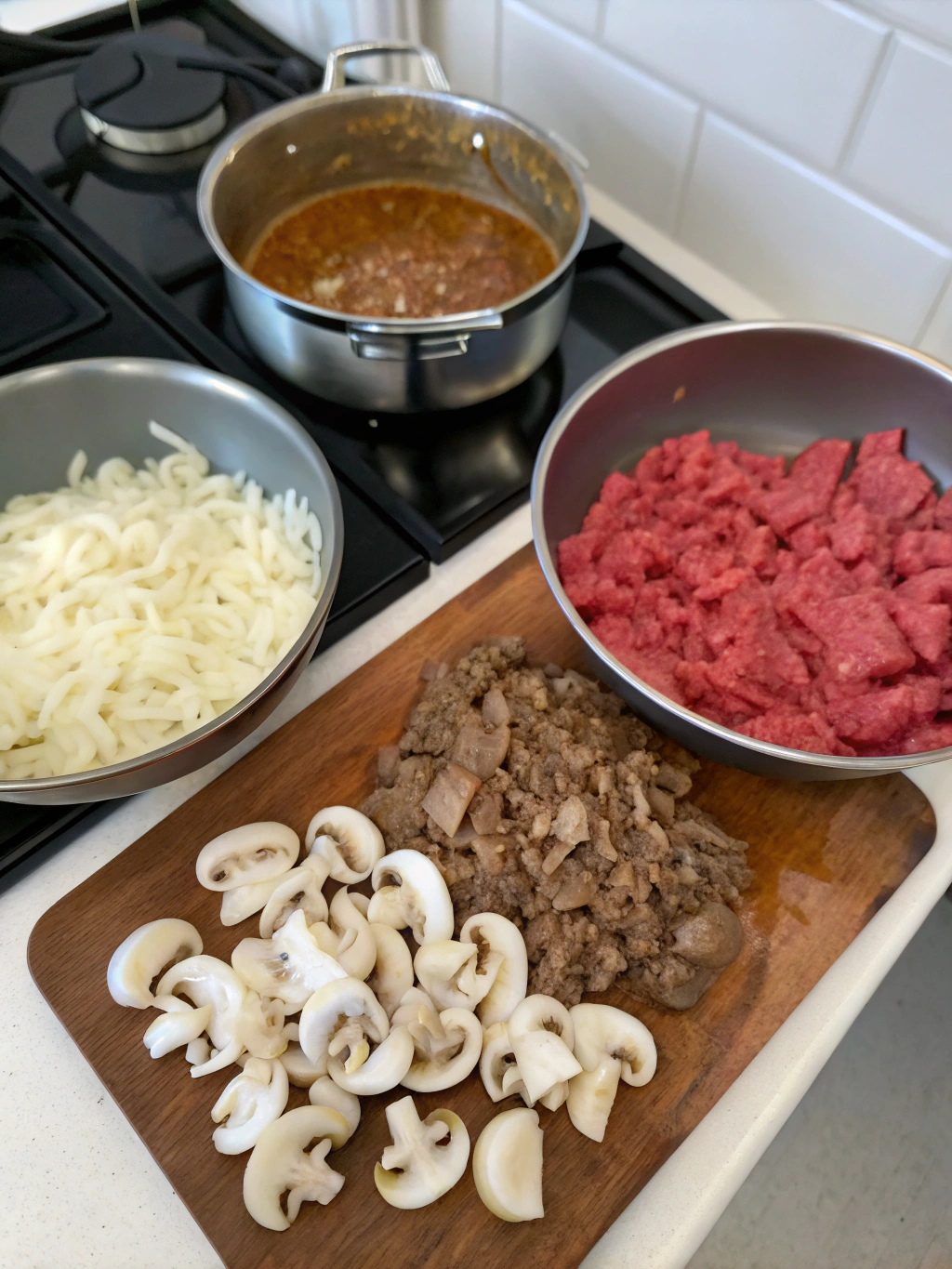 Beef Stroganoff with Ground Beef steps.webp - Beef Stroganoff with Ground Beef Recipe