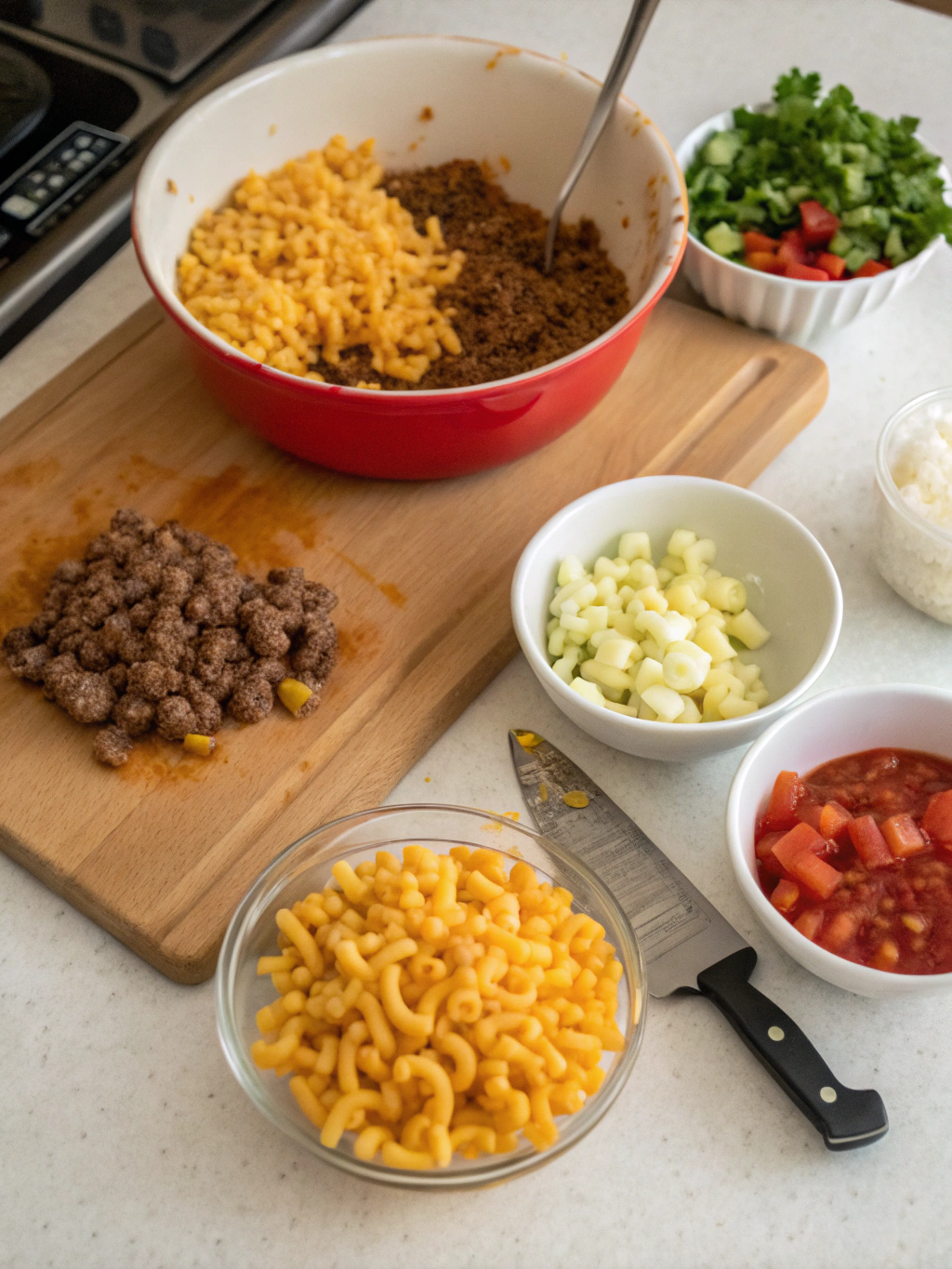 Cheeseburger Macaroni steps.webp - Cheeseburger Macaroni Recipe