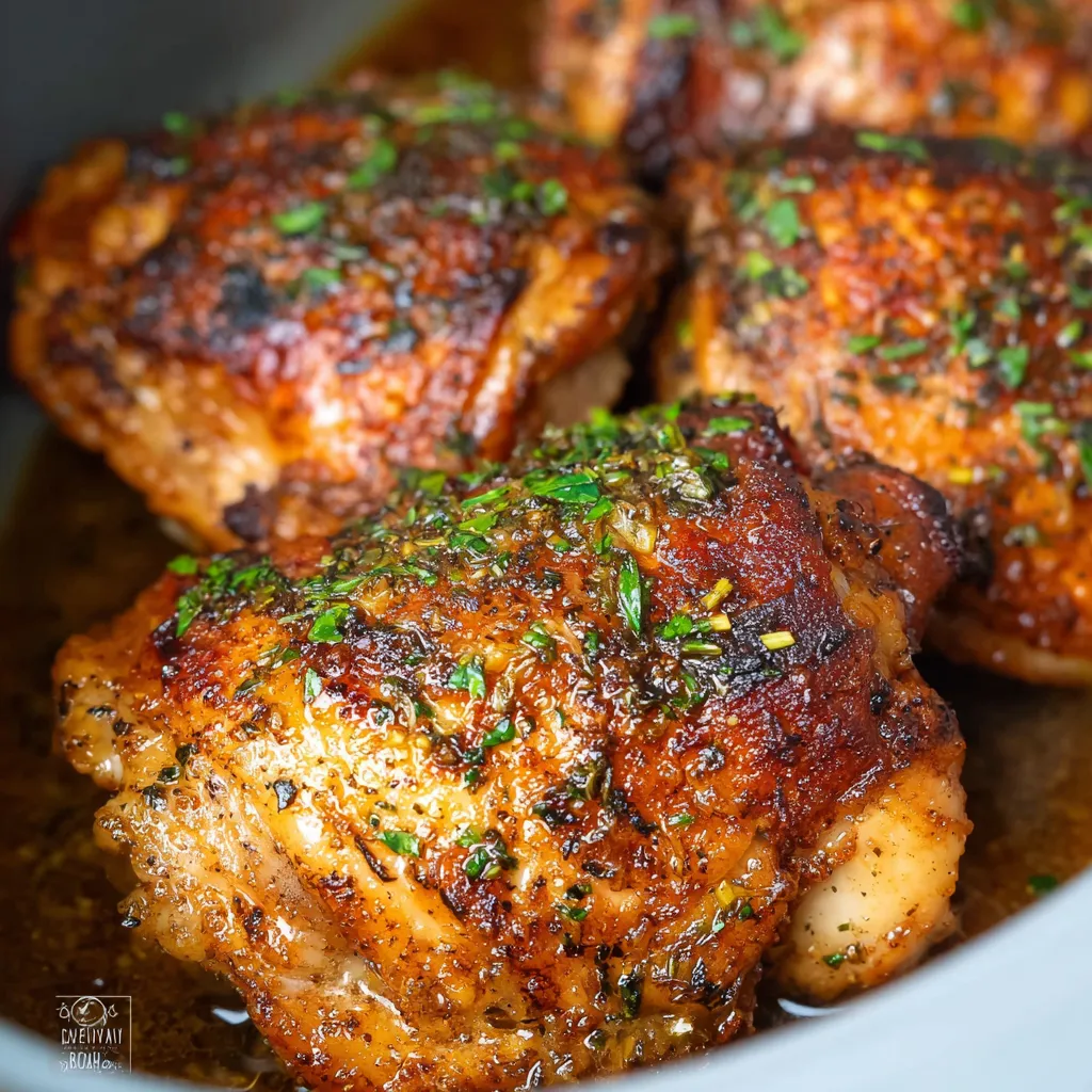Crispy Crockpot Chicken Thighs? Seriously Easy Recipe!
