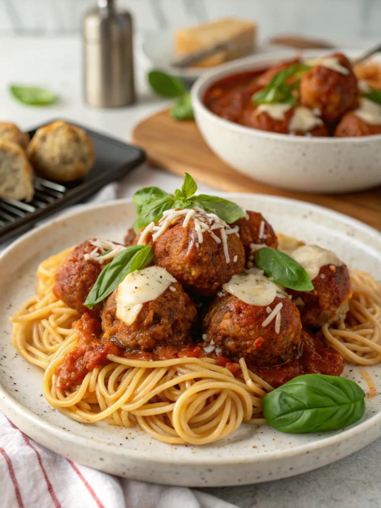 Italian Baked Meatballs Recipe