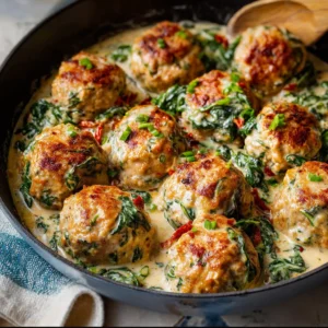 BEST EVER SPINACH MEATBALLS