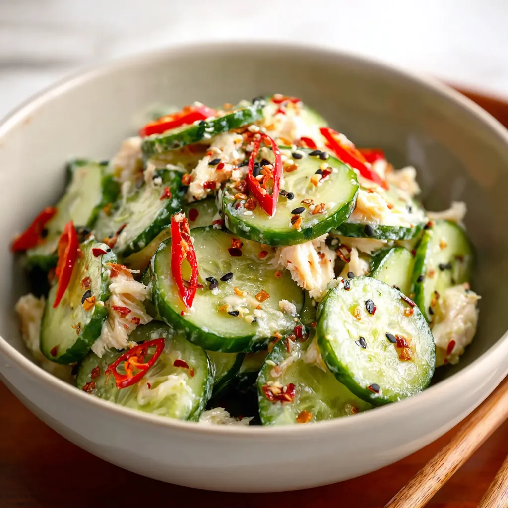 CALIFORNIA ROLL CUCUMBER SALAD