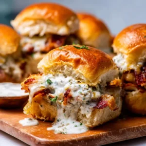 CRAZY GOOD CHICKEN SLIDERS