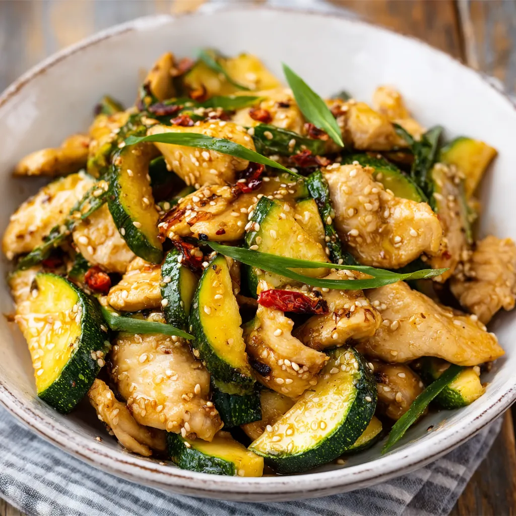 Chicken Zucchini Stir Fry: Easy One-Pan Recipe!
