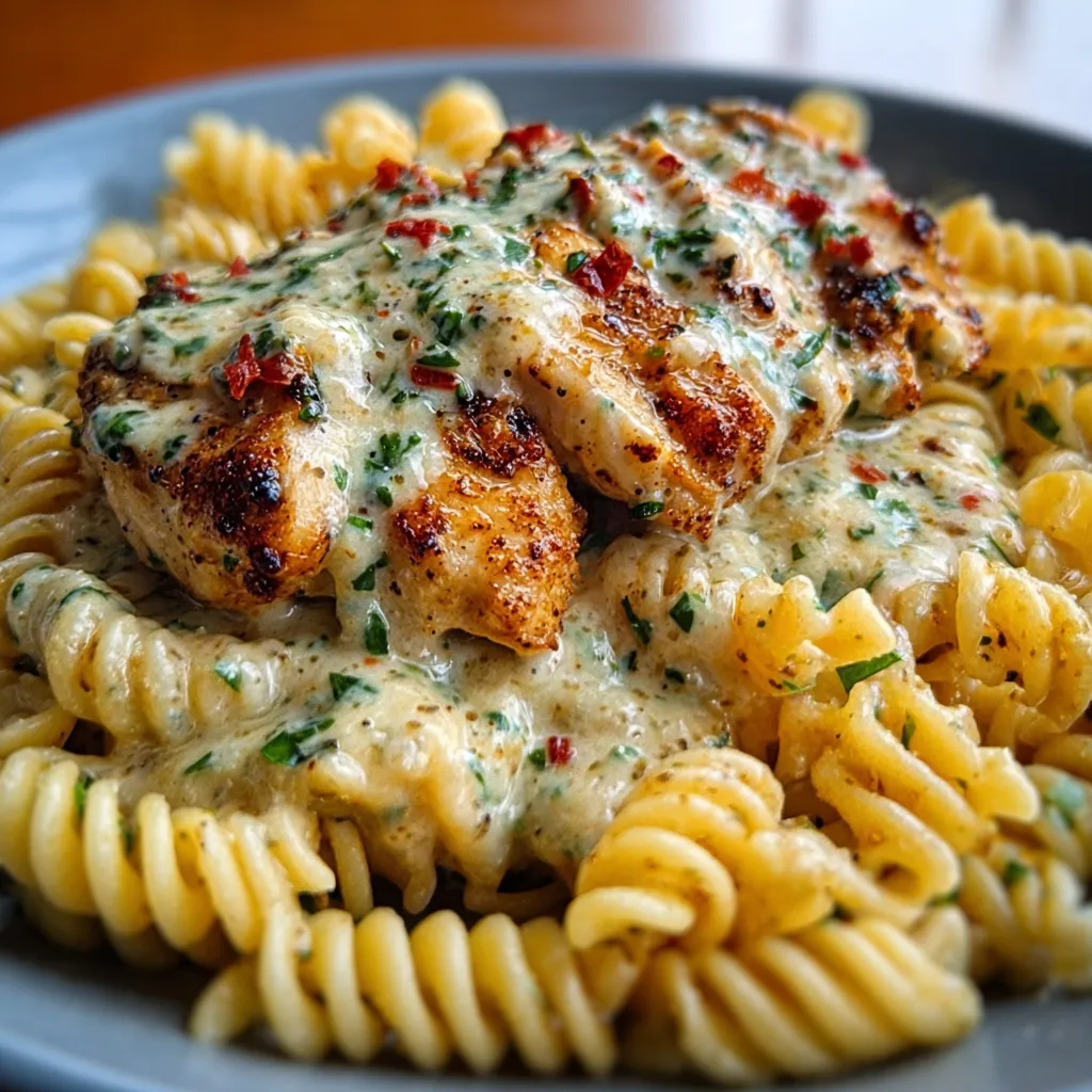 GARLIC BUTTER CHICKEN ROTINI