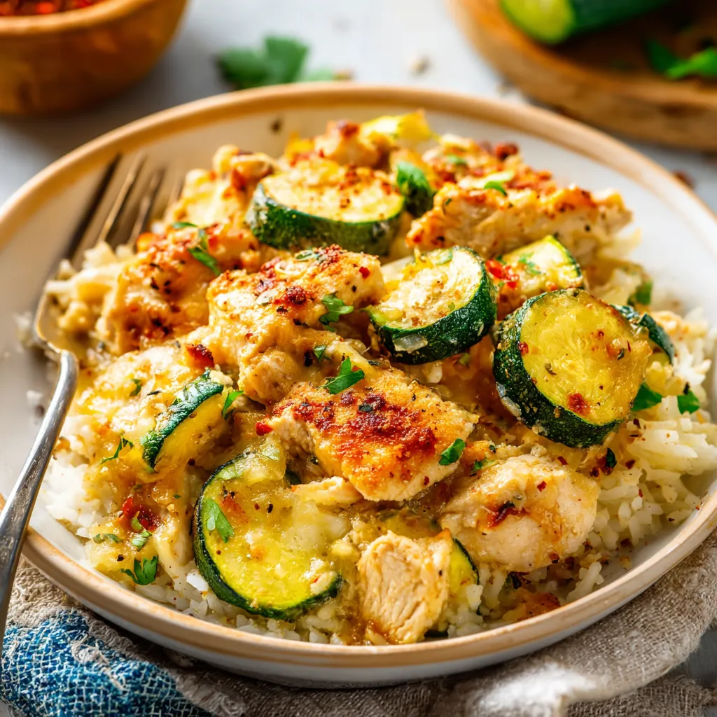 Chicken Zucchini Bake: Low Carb, Flavor Packed Dinner!