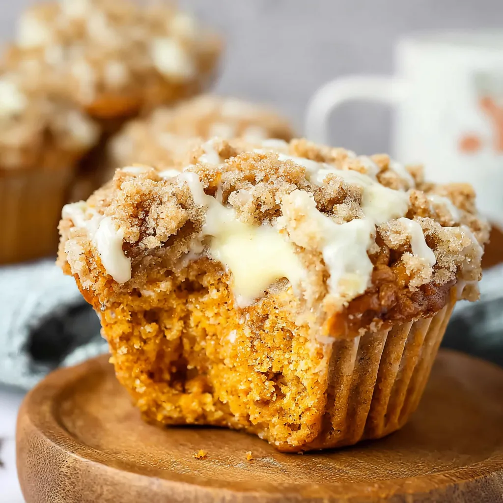 PERFECT PUMPKIN CREAM CHEESE MUFFINS