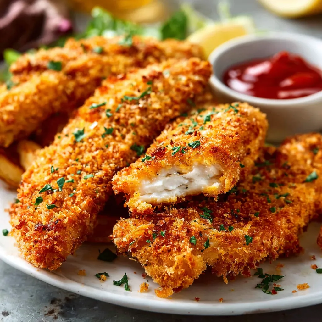 PERFECTLY CRISPY CHICKEN TENDERS