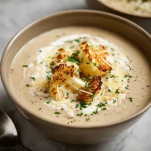 ROASTED CAULIFLOWER SOUP HEAVEN
