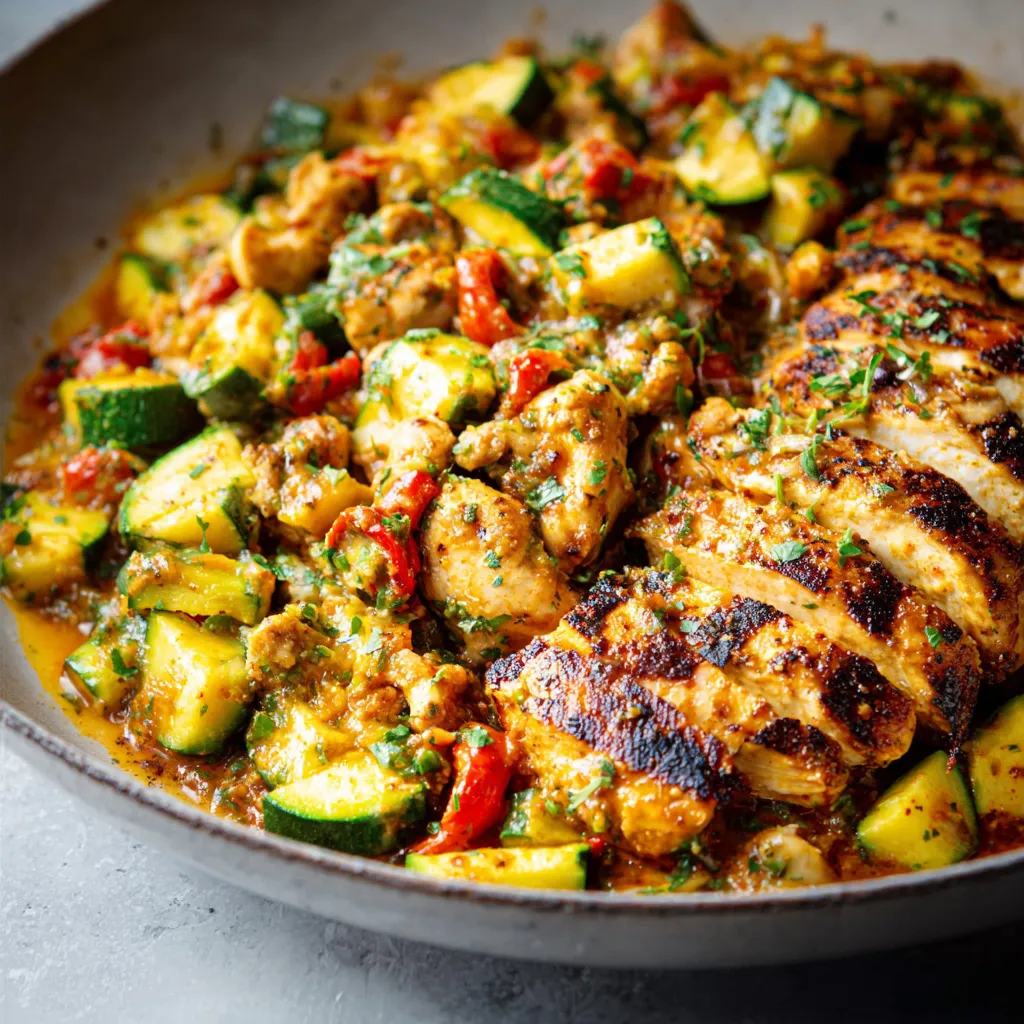 TASTY TEX MEX ZUCCHINI CHICKEN