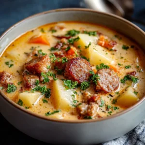 ULTIMATE SAUSAGE POTATO CHOWDER