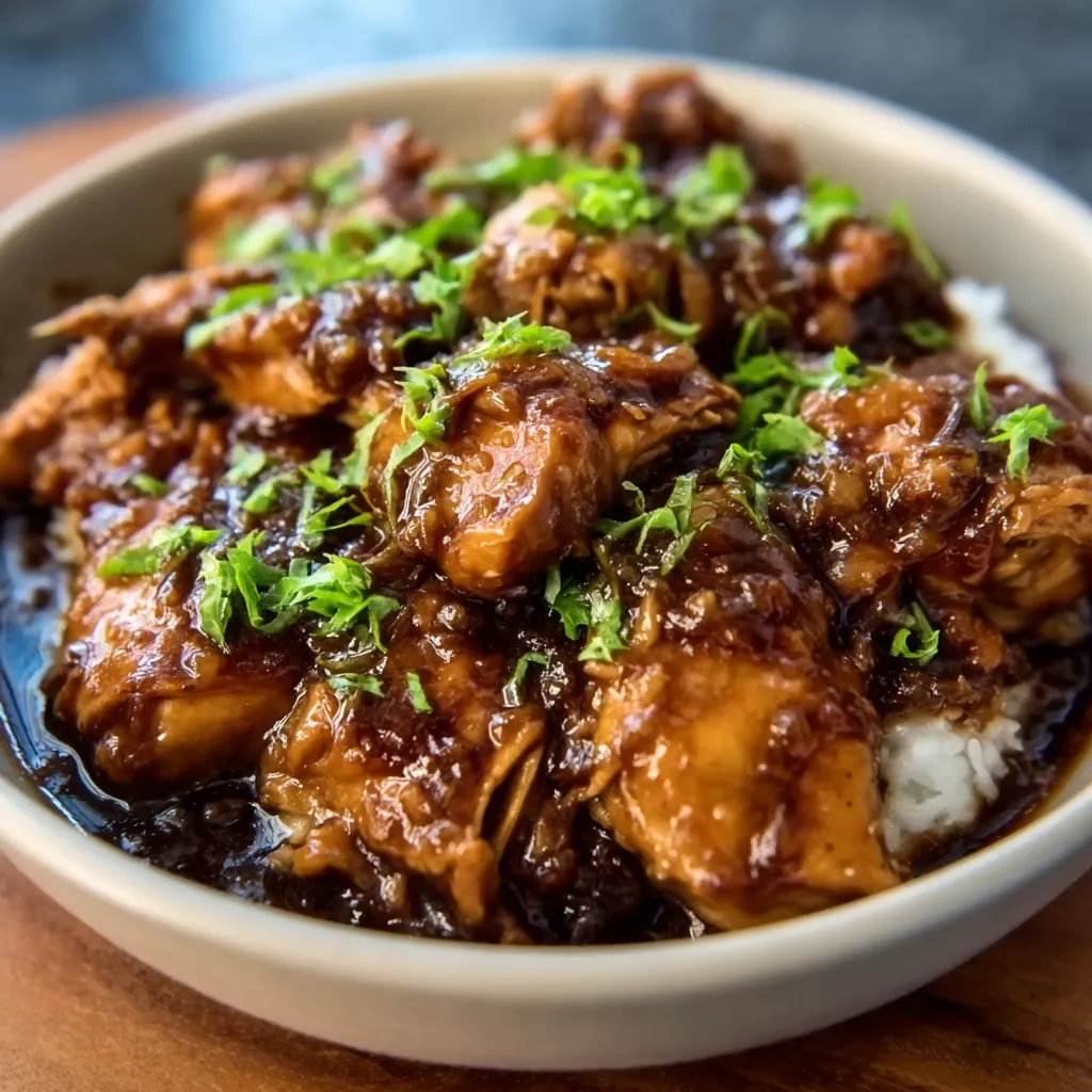Sweet Hawaiian Crockpot Chicken: Slow cooker meal with pineapple and peppers.